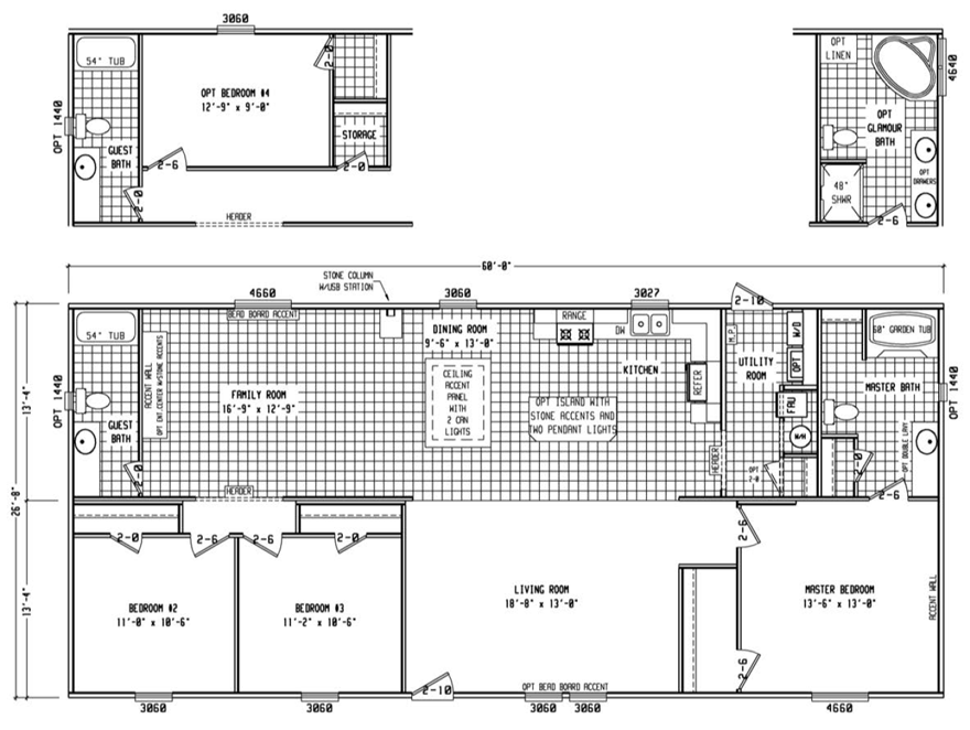 Reiley double wide mobile home floor plan Reiley double wide mobile home floor plan