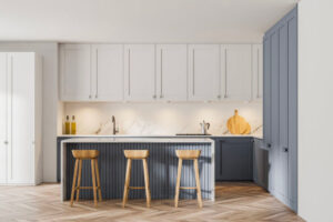 Two Tone Cabinet Color Option in Kitchen